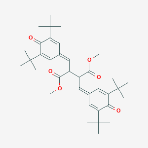 2,3-Bis[[3,5-bis(1,1-dimethylethyl)-4-oxo-2,5-cyclohexadien-1-ylidene]methyl]-butanedioic acid 1,4-dimethyl ester