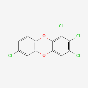 molecular formula C12H4Cl4O2 B3065943 1,2,3,7-Tetrachlorodibenzo-p-dioxin CAS No. 67028-18-6