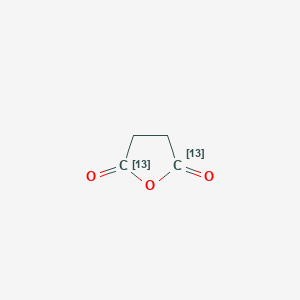 molecular formula C4H4O3 B3065980 Succinic anhydride-1,4-13C2 CAS No. 67519-25-9
