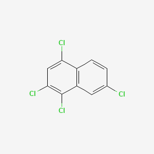 molecular formula C10H4Cl4 B3066010 1,2,4,7-Tetrachloronaphthalene CAS No. 67922-21-8