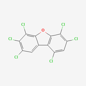 molecular formula C12H2Cl6O B3066246 1,3,4,6,7,8-Hexachlorodibenzofuran CAS No. 71998-75-9