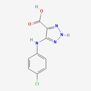 5-[(4-Chlorophenyl)amino]-1H-1,2,3-triazole-4-carboxylic acid