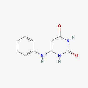 molecular formula C10H9N3O2 B3066259 6-Anilinouracil CAS No. 7269-15-0