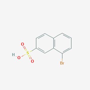 molecular formula C10H7BrO3S B3066286 8-Bromonaphthalene-2-sulfonic acid CAS No. 738551-74-1