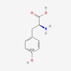 molecular formula C9H11NO3 B3066422 L-Tyrosine-4-13C CAS No. 81201-90-3