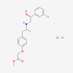 molecular formula C20H25BrClNO4 B3066703 BRL 35135A CAS No. 86615-41-0