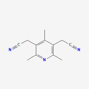 molecular formula C12H13N3 B3066742 2,4,6-Trimethypyridine-3,5-diacetonitrile CAS No. 883107-37-7