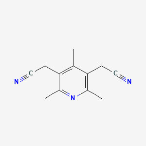 2-[5-(Cyanomethyl)-2,4,6-trimethylpyridin-3-yl]acetonitrile