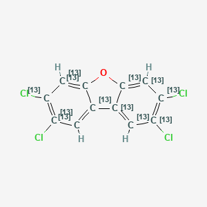 molecular formula C12H4Cl4O B3066769 2,3,7,8-tetrachlorodibenzofuran CAS No. 89059-46-1