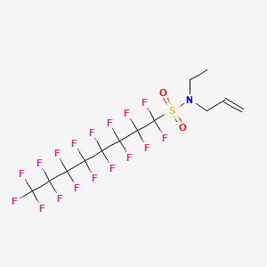 molecular formula C13H10F17NO2S B3067083 N-Allyl-N-ethylheptadecafluorooctanesulphonamide CAS No. 24924-36-5