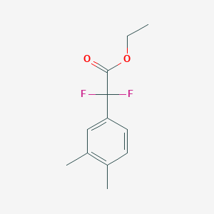 molecular formula C12H14F2O2 B3067316 Ethyl (3,4-Dimethylphenyl)difluoroacetate CAS No. 1027514-17-5