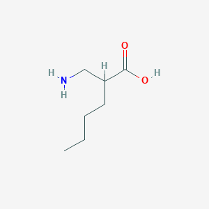 molecular formula C7H15NO2 B3067353 2-(aminomethyl)hexanoic Acid CAS No. 104883-55-8