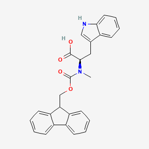 molecular formula C27H24N2O4 B3067367 Fmoc-Nalpha-methyl-D-tryptophan CAS No. 1070774-51-4