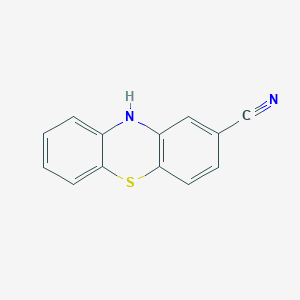 molecular formula C13H8N2S B030674 10h-Phenothiazine-2-carbonitrile CAS No. 38642-74-9
