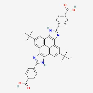 4,4'-(2,8-Di-tert-butyl-4,10-dihydropyreno[4,5-d:9,10-d']diimidazole-5,11-diyl)dibenzoic acid