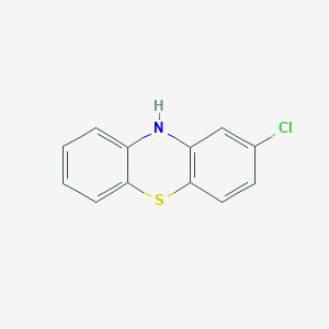molecular formula C12H8ClNS B030676 2-Chlorophenothiazine CAS No. 92-39-7