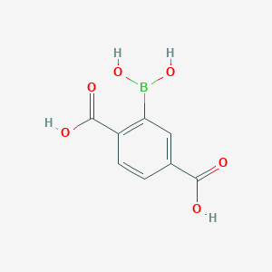 molecular formula C8H7BO6 B3067681 2-Boronoterephthalic acid CAS No. 1351221-58-3