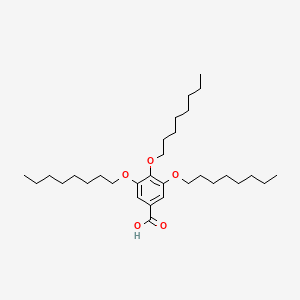 B3067807 3,4,5-Tri(octyloxy)benzoic acid CAS No. 157980-09-1