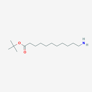 molecular formula C15H31NO2 B3068027 Tert-butyl 11-aminoundecanoate CAS No. 220851-29-6