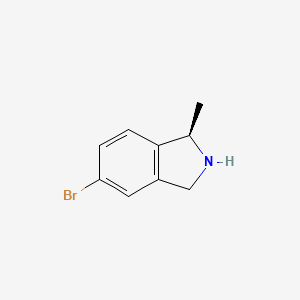 molecular formula C9H10BrN B3068045 (1R)-5-Bromo-2,3-dihydro-1-methyl-1H-isoindole CAS No. 223595-17-3