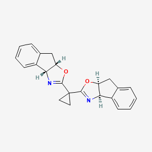 (3aR,3a'R,8aS,8a'S)-2,2'-(Cyclopropane-1,1-diyl)bis(8,8a-dihydro-3aH-indeno[1,2-d]oxazole)