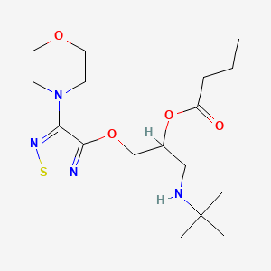 molecular formula C17H30N4O4S B3068078 (RS)-Butyryltimolol 