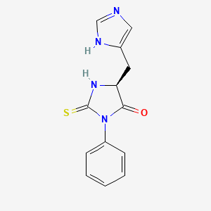 molecular formula C13H12N4OS B3068166 Phenylthiohydantoin histidine) CAS No. 29635-98-1