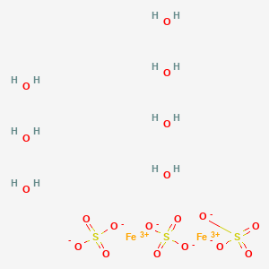 molecular formula Fe2H14O19S3 B3068266 Ferric sulfate heptahydrate CAS No. 35139-28-7