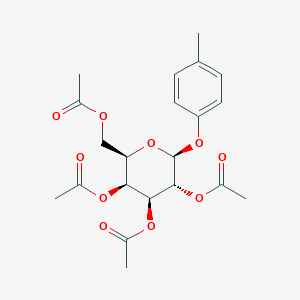 molecular formula C21H26O10 B3068274 4-Methylphenyl tetra-O-acetyl-beta-D-galactopyranoside CAS No. 3520-64-7