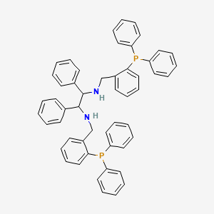 molecular formula C52H46N2P2 B3068315 N,N'-bis[(2-diphenylphosphanylphenyl)methyl]-1,2-diphenylethane-1,2-diamine CAS No. 369378-17-6
