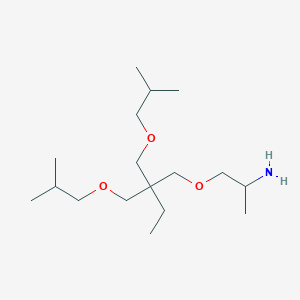 1-[2,2-Bis(2-methylpropoxymethyl)butoxy]propan-2-amine