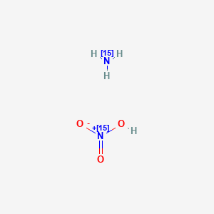 molecular formula H4N2O3 B3068385 Ammonium nitrate-15N2 CAS No. 43086-60-8
