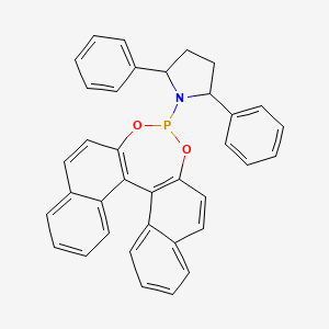 (2R,5R)-1-(11bR)-Dinaphtho[2,1-d:1',2'-f][1,3,2]dioxaphosphepin-4-yl-2,5-diphenylpyrrolidine