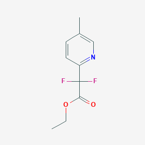 B3068437 Ethyl Difluoro(5-methylpyridin-2-yl)acetate CAS No. 503627-67-6