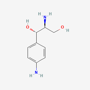 molecular formula C9H14N2O2 B3068440 (1S,2S)-2-amino-1-(4-aminophenyl)propane-1,3-diol CAS No. 50961-68-7