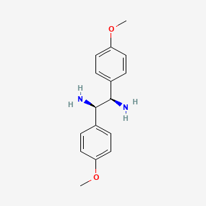 molecular formula C16H20N2O2 B3068518 (1R,2R)-1,2-Di(4'-methoxyphenyl)-1,2-diaminoethane CAS No. 58520-04-0