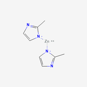molecular formula C8H10N4Zn B3068531 zinc bis(2-methylimidazol-3-ide) CAS No. 59061-53-9