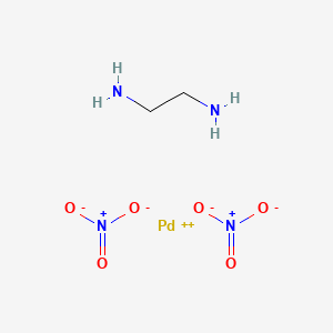 molecular formula C2H8N4O6Pd B3068581 (Ethylenediamine)dinitratopalladium(II) CAS No. 63994-76-3