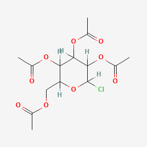 molecular formula C14H19ClO9 B3068614 2,3,4,6-tetra-O-acetyl-beta-D-chloroglucose CAS No. 66966-08-3