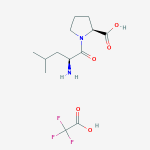 molecular formula C13H21F3N2O5 B3068620 Leu-Pro trifluoroacetate salt CAS No. 67320-92-7