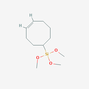molecular formula C11H22O3Si B3068622 4-Cyclooctenyl Trimethoxysilane CAS No. 67592-37-4