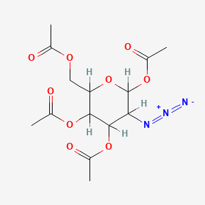molecular formula C14H19N3O9 B3068648 1,3,4,6-Tetra-O-acetyl-2-azido-2-deoxy-alpha-D-galactopyranose CAS No. 68733-19-7