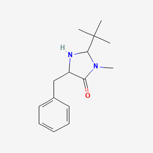 molecular formula C15H22N2O B3068658 5-Benzyl-2-tert-butyl-3-methylimidazolidin-4-one CAS No. 691847-46-8