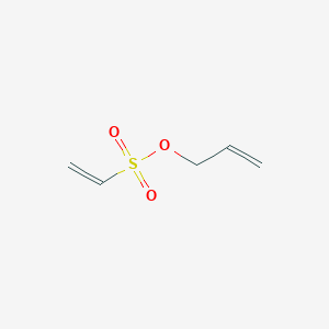 molecular formula C5H8O3S B3068716 Ethenesulfonic acid, 2-propenyl ester CAS No. 7459-72-5