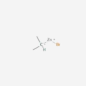 molecular formula C3H7BrZn B3068724 2-Propylzinc bromide, 0.50 M in THF CAS No. 77047-87-1