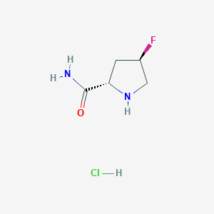 (2S,4R)-4-Fluoropyrrolidine-2-carboxamide hydrochloride