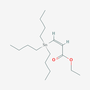 molecular formula C17H34O2Sn B3068781 Ethyl (z)-3-(tributylstannyl)acrylate CAS No. 82101-76-6