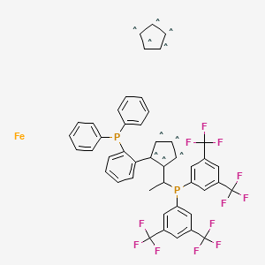 (S)-1-[(S)-1-[Bis[3,5-bis(trifluoromethyl)phenyl]phosphino]ethyl]-2-[2-(diphenylphosphino)phenyl]ferrocene