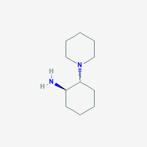 molecular formula C11H22N2 B3068831 (1R,2R)-2-(Piperidin-1-yl)cyclohexanamine CAS No. 885677-91-8