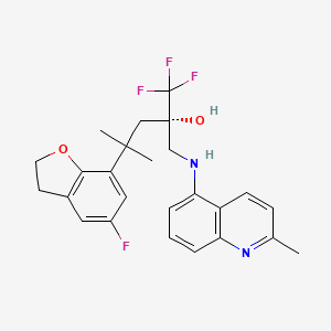 molecular formula C25H26F4N2O2 B3068844 (S)-Mapracorat 